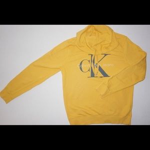 CALVIN KLEIN JEANS Yellow Hoodie 🍯